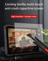 Tablette robuste étanche IP67, antichoc, tablette industrielle Android pour le travail sur le terrain, la logistique en extérieur