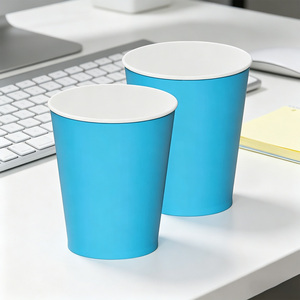 Party Love Set di 8 Bicchieri Usa e Getta da 270Cc, Blu Baby, Ecologici per Feste - Product Image 3