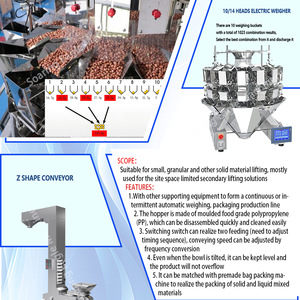 VFFS Automatische Standbeutel-Abfüll- und Verpackungsmaschine für Granulate, Kidneybohnen, Kaffeebohnen und Lebensmittelbeutel - Product Image 2