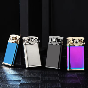 Briquet à gaz Jobon ZB602 à bras articulé, flamme jet en métal, coupe-vent, au <span class=keywords><strong>butane</strong></span>, pour cigarettes, cadeaux d'affaires - Product Image 4