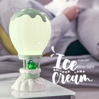 Lampes de nuit LED pour animaux de compagnie mignonnes, petite lampe de bureau à intensité variable, rechargeable, salon, chambre d'enfant, bureau portable, cadeau