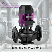 Pompe à eau verticale en ligne YD, pompe à eau réfrigérée, pompe de circulation d'eau, pompe de transfert d'eau propre, pompe HVAC à économie d'énergie, OEM