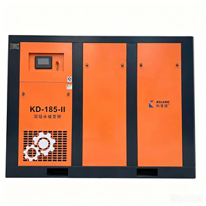 Kelaide KD-185-II 185KW,250HP 16 <b>Bar</b> Industrial Screw Air Compressor Double Stage PM VFD Stationary Oil-Free Air <b>Cooled</b> 380V - Product Image 2
