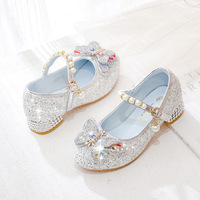 Chaussures à talons hauts pour filles, modèle princesse, 8308C-1, marque MQA, collection printemps-automne, à enfiler, imprimées, type claquettes, tige en PU