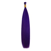Cheveux en vrac pour usines de perruques, cuticules alignées, double tirage, texture lisse, 100 % cheveux humains Remy en vrac.