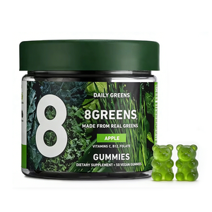 Gomitas Veganas OEM Super Greens para Adelgazar, Gomitas con Té Verde y Vitamina C, Gomitas de Ositos - Product Image 1