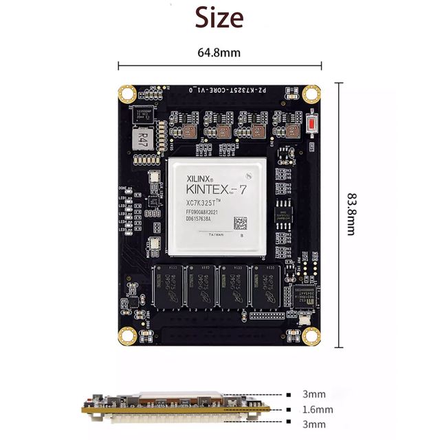 MLK ALINX FPGA Core Board Kintex7 7K325T K7325T K7410T PCIE XC7K325T Development Board