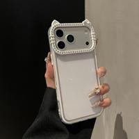 Coque de téléphone antichoc transparente en forme d'oreille Cool Kt Ins Style pour 17-15 Pro Max