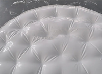 Bulle transparente en PVC sans tunnel, tente de camping gonflable pour enfants