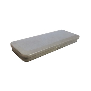 Packaging Rectangular Tinplate Box with Hinged Lid