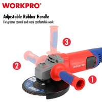 WORKPRO 180MM 2200W Meuleuse d'angle professionnelle Outils électriques idéaux Meuleuse d'angle