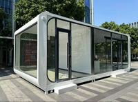 Maison conteneur personnalisée de 30 pieds, extensible, respirante, pliable, démontable, préfabriquée en kit, villa moderne, maison mobile familiale 1