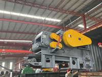 Chine industrielle utilisant 110kw BOLIDA copeaux de bois faisant la machine 6T à 10T lames rotatives YMPJ218 tambour déchiqueteuse à bois au Ghana avec CE