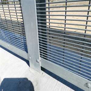 Valla de Acero en Forma de H de Alta Seguridad con Postes de Protección, Fácil de Montar, con Recubrimiento en Polvo, 6 Pies de Altura, para Uso en Exteriores de Villas - Product Image 2