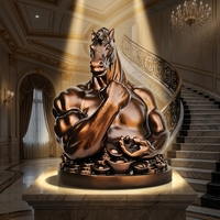 Figurine de cheval en bronze massif sur mesure - Art équestre classique personnalisé, fabriqué sur commande avec livraison mondiale, sculpture en bronze