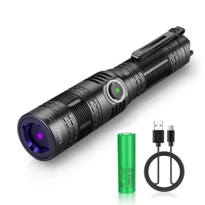 Linterna UV Profesional UniqueFire H10 de 365nm con Filtro Negro de 10W, Lámpara USB-C para Curado de Resina, Detector de Fugas de Pegamento, Escorpiones - Product Image 1