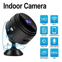 A9 Mini caméra WiFi 1080P Caméra de sécurité réseau magnétique Vidéo Maison intelligente Mini caméra avec vision nocturne
