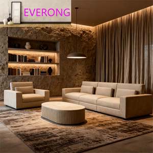 आधुनिक पांच सितारा होटल लॉबी सोफे सेट लक्जरी विला लिविंग रूम फर्नीचर घर लिविंग रूम सोफा बिस्तर अपार्टमेंट लॉबी फर्नीचर सेट करें - Product Image 1