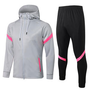 축구 유니폼 남자 겨울 가을 100% 대나무 섬유 방풍 탄성 환경 친화적 인 긴 소매 재킷 OEM 서비스 - Product Image 3