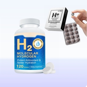 Oem nhãn hiệu riêng nhanh chóng hòa tan <span class=keywords><strong>H2</strong></span> máy tính bảng nồng độ cao phân tử Hydrogen máy tính bảng cho miễn dịch hỗ trợ - Product Image 1