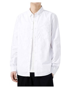 <strong>Mens</strong> Oxford Shirt <strong>Long</strong> Sleeve <strong>for</strong> Spring and Autumn Business Casual Workwear Style Loose <strong>Coat</strong> - Product Image 4