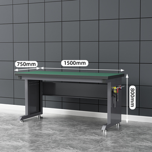 Ağır Hizmet Tipi Paslanmaz Çelik Tezgah Tamirci Tezgahı OEM Ayarlanabilir Raflar ve Çekmeceler Anti-Statik Bakım Masası - Product Image 6