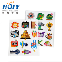 Feuille d'autocollants en PVC imperméables Honli avec citations inspirantes, 60 pièces, découpés, pour ordinateur portable, tasse, skateboard, cadeau