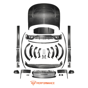 Kit Carrozzeria Stile M per Land Rover Range Rover Vogue 2023, Labbro Anteriore, Diffusore Posteriore, Cofano, Minigonne Laterali - Product Image 3