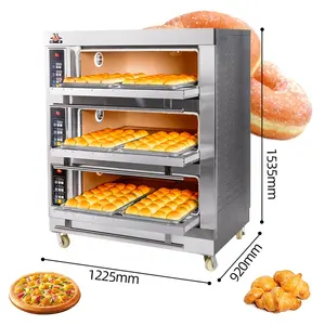 World's best-selling product pizza baking cake baking kitchen equipment three layers nine trays baking oven