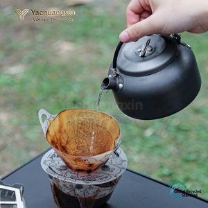 Soporte guía para taza de agua para exteriores, boquilla guía para hervidor, soporte guía para tazón de nieve de acero inoxidable 304, boquilla guía para café de camping - Product Image 5