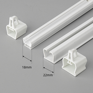 La decorazione domestica dell'ospedale ha fatto la pista flessibile della tenda del soffitto montata Hardware della tenda della striscia del <span class=keywords><strong>Pvc</strong></span> <span class=keywords><strong>scorrevole</strong></span> S piega del <span class=keywords><strong>Pvc</strong></span> - Product Image 6