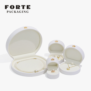 Forte Packaging - Caja de Joyería Semicircular de Nuevo Diseño, Caja de Joyería de Cuero de Lujo, Cajas de Anillos Personalizadas, Caja de Embalaje para Joyería - Product Image 4