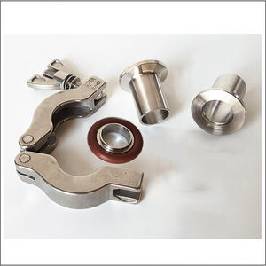 KF16 KF25 KF40 KF50 Colliers de serrage pour tuyaux à vide en aluminium à écrou à oreilles articulé à dégagement rapide - Product Image 6