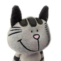 Décorations de Noël Décoration d'intérieur Poupée de dessin animé en forme de chat Jouet en peluche Polyester Coton PP 31cm-50cm Cadeau de Noël