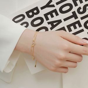 Bracelet Dylam personnalisé en forme de petit cœur, en argent sterling 925, chaîne fine pour femmes et adolescentes - Product Image 5