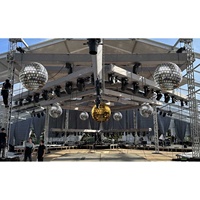 Zhenmei personnalisé Disco sphère réfléchissante PVC miroir boule ballon gonflable pour événements en plein air décorations de fête disponibles pour