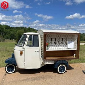 Tricycle alimentaire de Style Vintage, camion de crème glacée, voiture de café, cuisine Mobile, chariot de nourriture électrique, camion de bière de Bar Mobile - Product Image 2