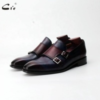 Chaussures habillées classiques en cuir Blake cousues de haute qualité Cie Lo221 pour hommes