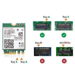 Carte sans fil EDUP AX3000 M.2 In-tel AX210 NGFF 2.4Ghz/5Ghz/6Ghz <span class=keywords><strong>AX210NGW</strong></span> Wifi 6E Carte <span class=keywords><strong>Ax210ngw</strong></span> - Product Image 3