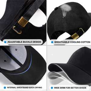 Gorra de Béisbol de 5 Paneles con Logotipo de Panda Personalizado, Algodón, Cierre de Hebilla Metálica Ajustable, Diseño Deportivo y Moderno, Logotipo Frontal Personalizable - Product Image 3