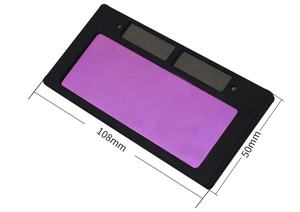 1Pc 자동 어둡게 용접 렌즈 <span class=keywords><strong>4</strong></span>-<span class=keywords><strong>1</strong></span>/<span class=keywords><strong>4</strong></span> "<span class=keywords><strong>X</strong></span> <span class=keywords><strong>2</strong></span>" 태양 자동 어둡게 용접 헬멧 렌즈 필터 그늘 3-11 - Product Image 6