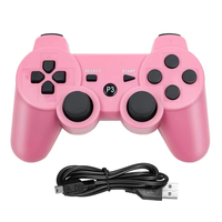 Manette de Jeu Sans Fil Colorée Bluetooth pour PS3, Joystick Télécommande de Jeu