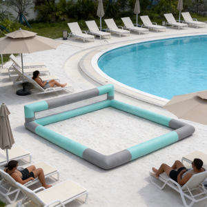 <span class=keywords><strong>Piscina</strong></span> Inflable de PVC, Fácil de Instalar, Grande, para Exteriores, Parque Acuático Infantil, Pesca, Natación, Juegos de Arena, Parque de Fantasía - Product Image 1