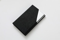 Classique affaires métal carte de visite boîte porte-clés gravé logo cahier ensemble société Wenchuang avec cadeau à la main en gros
