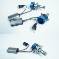 Bombillas LED de Alta Potencia para Faros Delanteros de Automóvil, 12V, 240W, 240000Lm, 4575 LED, 6000K, H1, H4, H7, H11, H13, 9005, 9006, 9007, con Ventilador Turbo y Luz Antiniebla