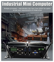 Mini-ordinateur industriel : Conception industrielle sans ventilateur, ports COM polyvalents, sortie double écran, connectivité robuste