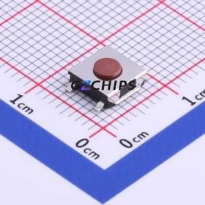 TS-1157-2526 Tactile Switch SMD-4P,6.2x6.2mm Switch Single Pole Single Throw Round Button 2.6N Vertical Mount - Product Image 1