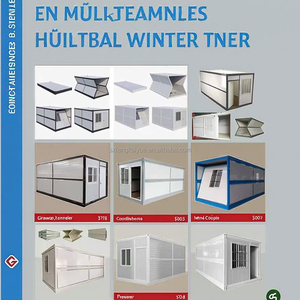 Dễ dàng gấp 20ft container khung chi phí thấp đúc sẵn nhà gấp Modular nhà vận chuyển container cho bán - Product Image 2