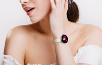 Reloj inteligente DM70 para mujer, reloj deportivo de diseño de lujo, reloj inteligente a la moda RoHS 1,04 HD Amoled, reloj con pantalla, relojes inteligentes