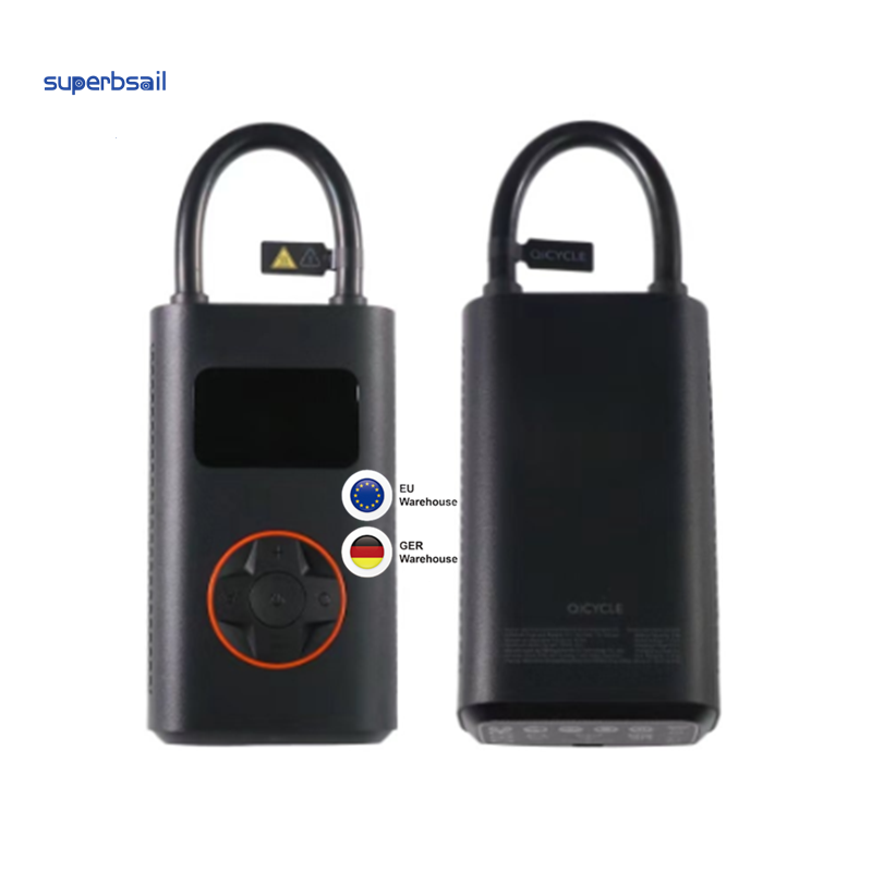 Аккумуляторный насос Superbsail QICYCLE, воздушный компрессор, шинный насос с манометром, насос для шин для велосипеда, мотоциклетный шинный насос для велосипеда